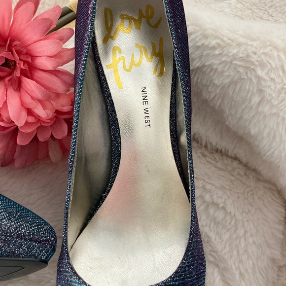 Nine West - Love Envy Sparkle Heel Sz. 7.5 - Picture 8 of 10